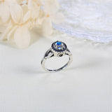 Butterfly Moonstone Heart Urn Ring for Women 925 Sterling Silver Cremation Jewelry for Ashes Cremation Ring