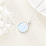 Cow Necklace for Women Moonstone 925 Sterling Silver Cow Pendant Necklace Jewelry Gifts for Girls