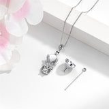 Infinity-Butterfly Cremation Jewelry for Women - Ashes Keepsake Pendant Memorial Jewelry Gifts for A Loss of Loved Ones