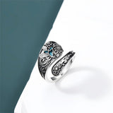 Sterling Silver Hummingbird Butterfly Dragonfly Bee Adjustable Spoon Rings