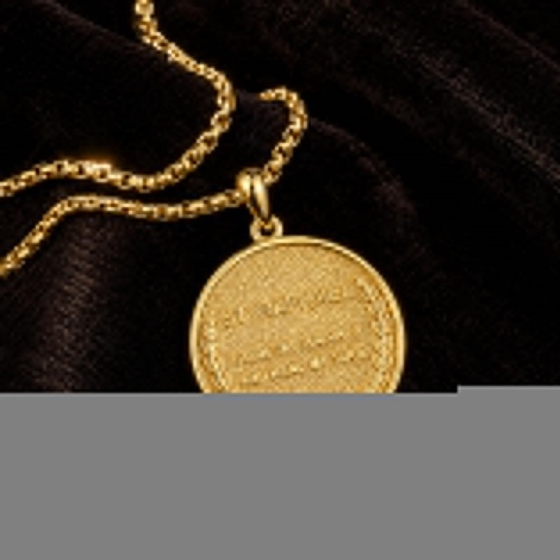 Patron Saint Medal Gold Plated Catholic Pendant Christian Religious Necklace Amulet Jewelry