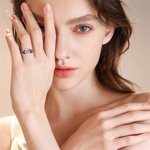 Sterling Silver 10K 14K 18K Gold Customizable  Birthstone Engraved Class Ring College Graduation Ring