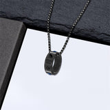 Sterling Silver 10K Gold 14K Gold 18K Gold Personalized 2 Birthstones Class Pendant Necklace for Men