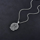 Sterling Silver Eagle SPQR Pendant Necklace for Men