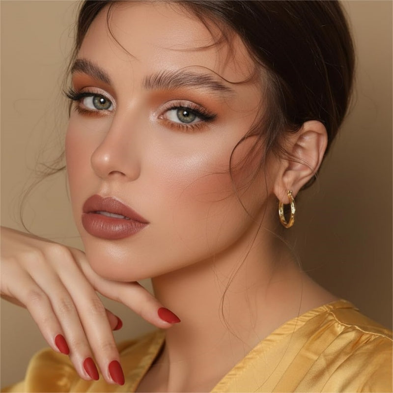 14K Gold Plated Trendy Elegant  Earring for Women