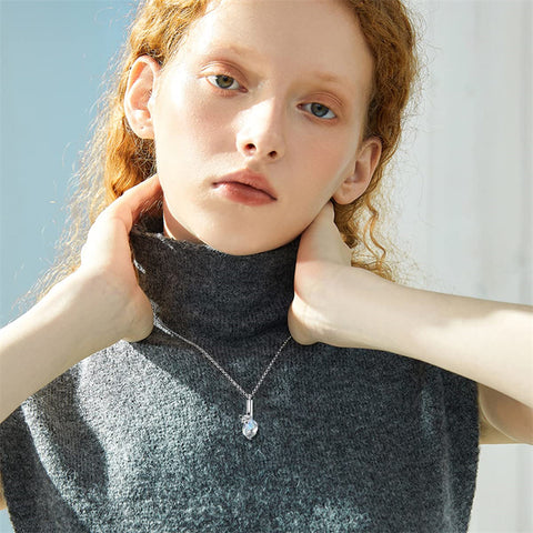 Sterling Silver Teardrop Crystal Butterfly Dragonfly Fox Hummingbird Phoenix Tree of Life Urn Necklaces for Ashes