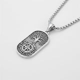 Sterling Silver Memento Mori Tree of Life Anubis Pendant Viking Amulet   Protection Pendant Necklace Egyptian Jewelry Christmas Birthday Gifts