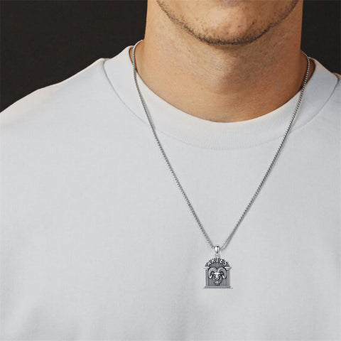 Sterling Silver Constellation Celestial Pendant Necklace