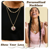 14K Gold Plated Personalized Photo Pendant Necklace Personalized Gift
