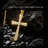 14K Gold Plated  Cross Necklace for Women Christian Jewelry  Birthday Christmas Gift