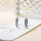 Mountain Hoop Earrings 925 Sterling Silver Hypoallergenic Huggie Earrings Graduation Birthday Christmas Gifts for Men Women