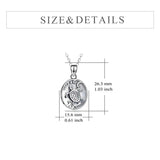 Sterling Silver Locket Necklaces That Hold Pictures Turtle Necklace Gifts for Women Teens Birthday