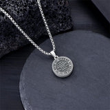 Sterling Silver Personalized Photo Memento Mori Pendant Skull Pendant Necklace