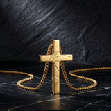 14K Gold Plated Soccer Football Basketball Baseball Cross  with Bible Verses Religious Pendant Necklace for Men