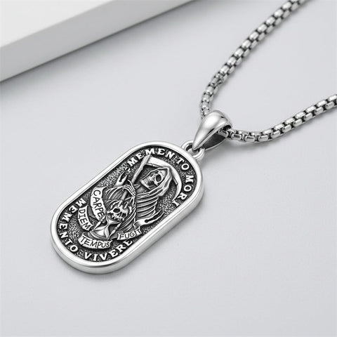 Sterling Silver Memento Mori Tree of Life Anubis Pendant Viking Amulet   Protection Pendant Necklace Egyptian Jewelry Christmas Birthday Gifts