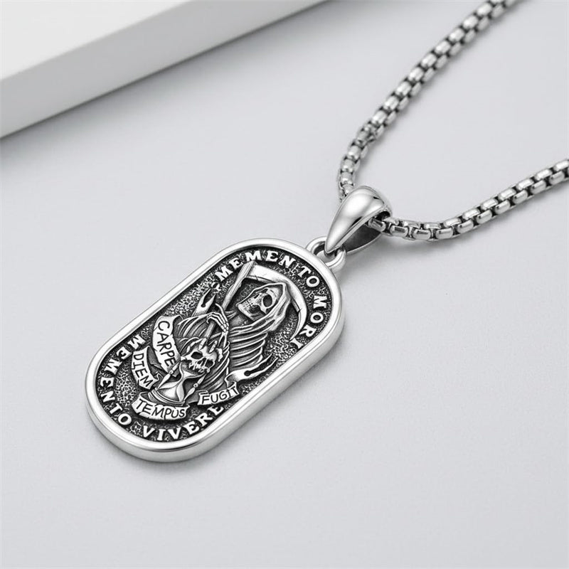 Sterling Silver Memento Mori Tree of Life Anubis Pendant Viking Amulet   Protection Pendant Necklace Egyptian Jewelry Christmas Birthday Gifts