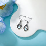 Sterling Silver Moonstone Filigree Bee Dragonfly Hummingbird Butterfly Dangle Earrings for Women Christmas Gift