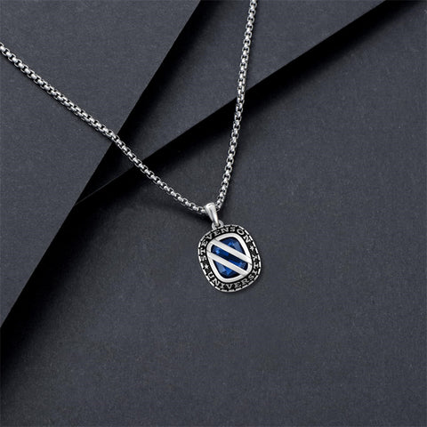 Sterling Silver Customized Text and Birthstone Pendant Necklace Graduation Gift