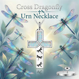 Sterling Silver Abalone Shell Opal Butterfly Dragonfly Tree of Life Pet Paw Cross Urn Necklaces for Ashes