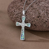 Sterling Silver Abalone Shell Dragonfly Plumeria Rose Sunflower Pendant Necklace