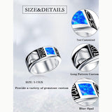 Sterling Silver Fully Personalized High School College Class Ring