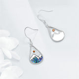 Silver Dangle Earrings for Women S925 Mustard Seed Earrings, Hooks Earrings