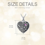 Sterling Silver Heart Personalized Photo  Paw Print Urn Necklace for Ashes