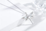 Cremation Jewelry for Ashes 925 Sterling Silver DragonflyUrn Necklace for Ashes Keepsake Memorial Jewelry Gifts for Women Men
