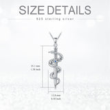 Sterling Silver Medieval Sword Dagger Pendant Necklace