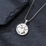 Sterling Silver Constellation Celestial Pendant Necklace Astrology Jewelry Birthday Gifts Christmas