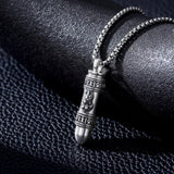 Sterling Silver Bullet Butterfly Rose Dragon Eagle Jesus Urn Necklace for Ashes