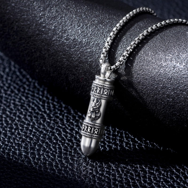 Sterling Silver Bullet Butterfly Rose Dragon Eagle Jesus Urn Necklace for Ashes