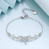 Sterling Silver Dragonfly Butterfly Cardinal Hummingbird Jesus Fish Lotus Daisy Sunflower Rose Faith Cross Bracelet