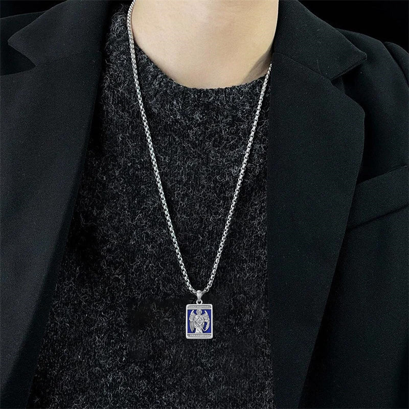 Sterling Silver Amulet Medal Viking Tree of Life Athena Lion Star of David Nefertiti Odin Raphael Pendant Necklace