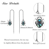 Spider Threader Earrings 925 Sterling Silver Spider Threader Earrings Vintage Jewelry Gift
