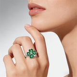 Sterling Silver 2-5 Birthstones Family Ring Gifts for Mother's Day