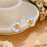 Sterling SilverHockeyBasketball Softball Football Volleyball Pickleball Soccer Baseball Tennis Stud Sport Earrings