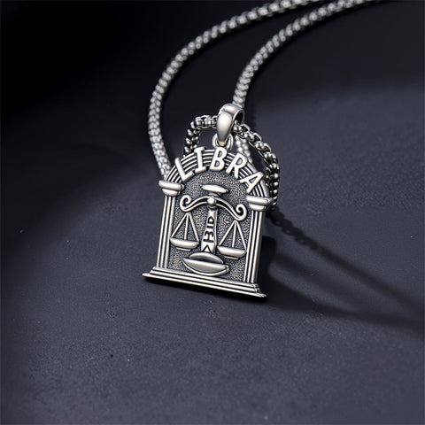 Sterling Silver Constellation Celestial Pendant Necklace