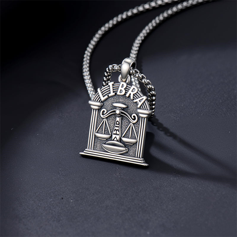 Sterling Silver Constellation Celestial Pendant Necklace