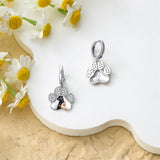 Sterling Silver Bee Butterfly Chicken Chihuahua  Dinosaur Frog Octopus Paw Print Platypus Dangle Earrings