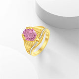 10K 14K 18K Gold 3CT Engagement Wedding Band Promise Ring for Men