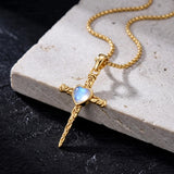 10K 14K 18K Gold Cross Pendant Necklace Religious Jewelry Gifts for Men and Women