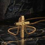 14K Gold Plated Soccer Football Basketball Baseball Cross  with Bible Verses Religious Pendant Necklace for Men