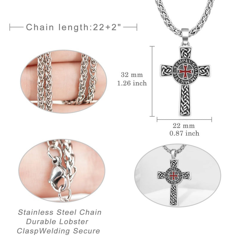 14K Gold Plated  Cross Necklace Religious Amulets Jewelry Gifts