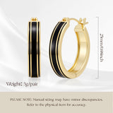 14K Gold Plated  Hoop Earrings for Her