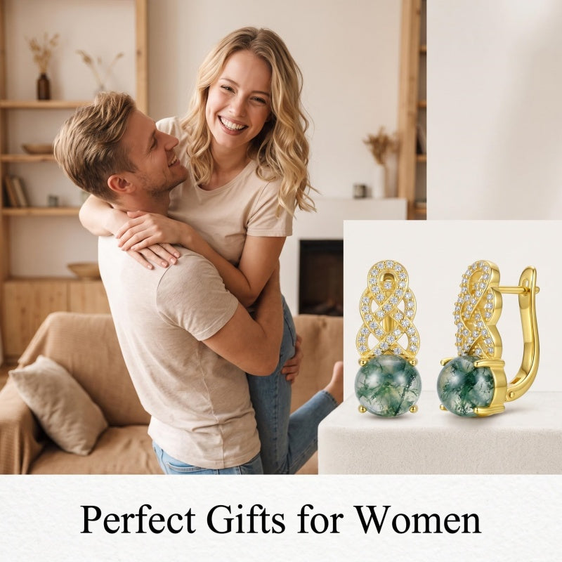 14K Gold Plated Cross Hoop Earrings  for Women Birthday Mothers Day Christmas Jewelry Gift