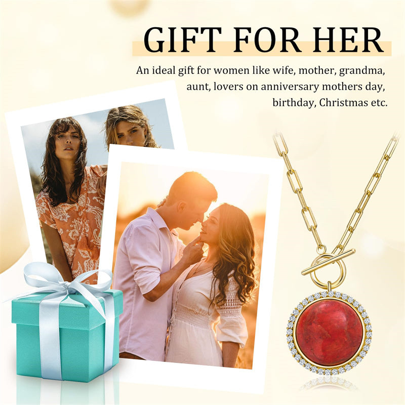 Sterling SilverTurquoise Red Coral Lapis Lazuli Malachite Paperclip Chain Necklace