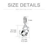 Cow Charms for Bracelet 925 Sterling Silver Cow Jewelry Gifts for Girls Women