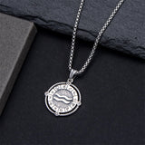 Sterling Silver Oxidation12 Zodiac Pendant Necklace