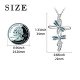 14K Gold Plated Turquoise Turtle Dragonfly Hummingbird Pendant Necklace